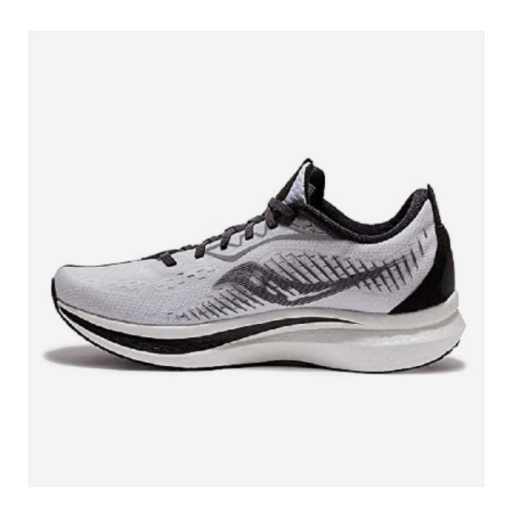 Saucony White and Black Shoes
